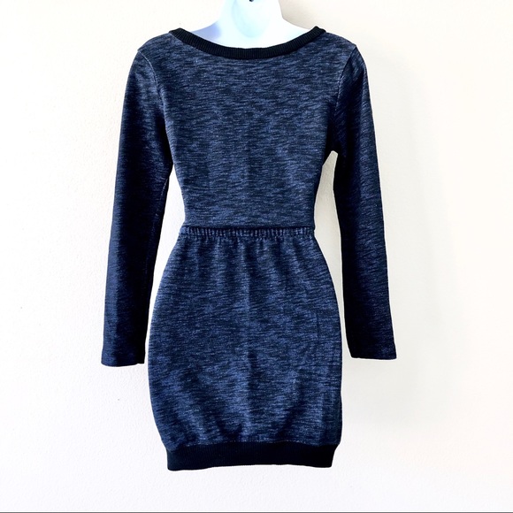 CONVERSE⚡️Deep Blue Drawstring Sweater Dress_XS - Picture 2 of 7